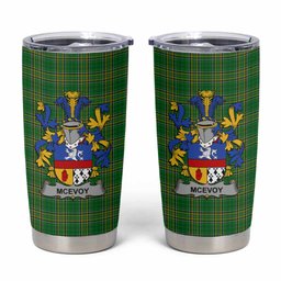 McEvoy Irish Coat of Arms Insulated Tumbler Cup