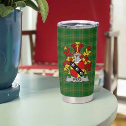 Ivers Irish Coat of Arms Insulated Tumbler Cup