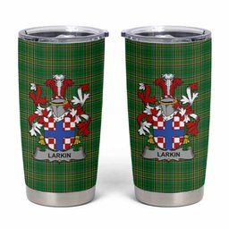 Larkin Irish Coat of Arms Insulated Tumbler Cup
