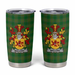 Mallory Irish Coat of Arms Insulated Tumbler Cup
