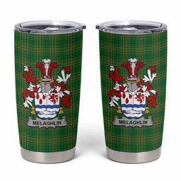 Melaghlin Irish Coat of Arms Insulated Tumbler Cup