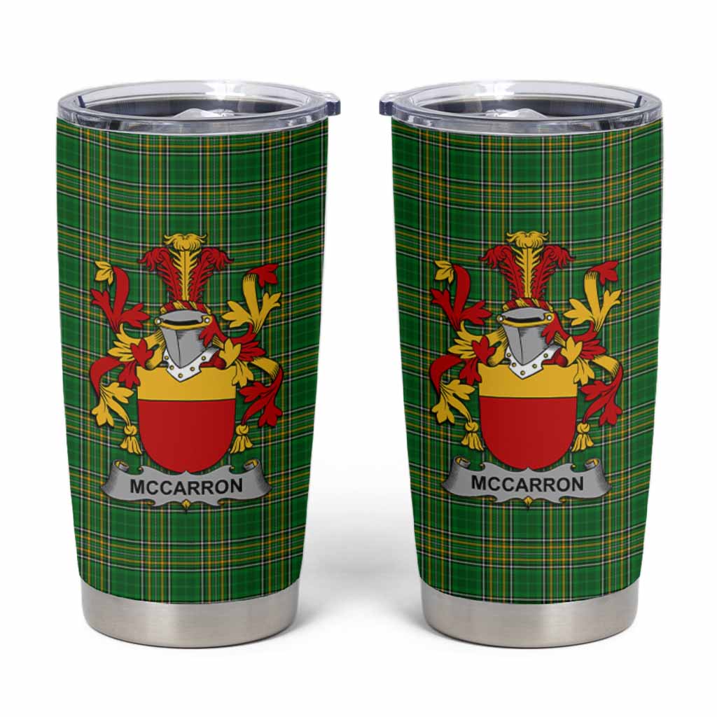 McCarron Irish Coat of Arms Insulated Tumbler Cup
