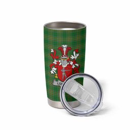 Loughlin Irish Coat of Arms Insulated Tumbler Cup