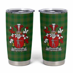 Loughlin Irish Coat of Arms Insulated Tumbler Cup
