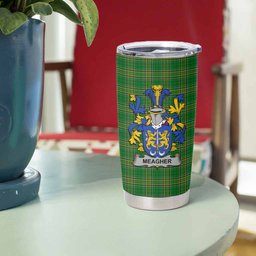 Meagher Irish Coat of Arms Insulated Tumbler Cup