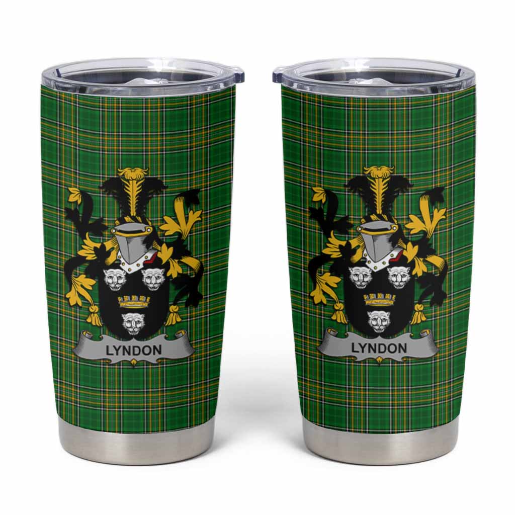 Lyndon Irish Coat of Arms Insulated Tumbler Cup