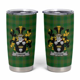 Lyndon Irish Coat of Arms Insulated Tumbler Cup