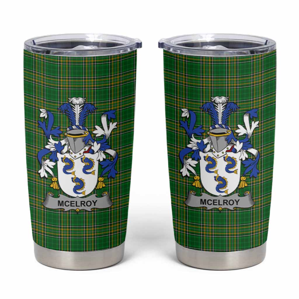 McElroy Irish Coat of Arms Insulated Tumbler Cup