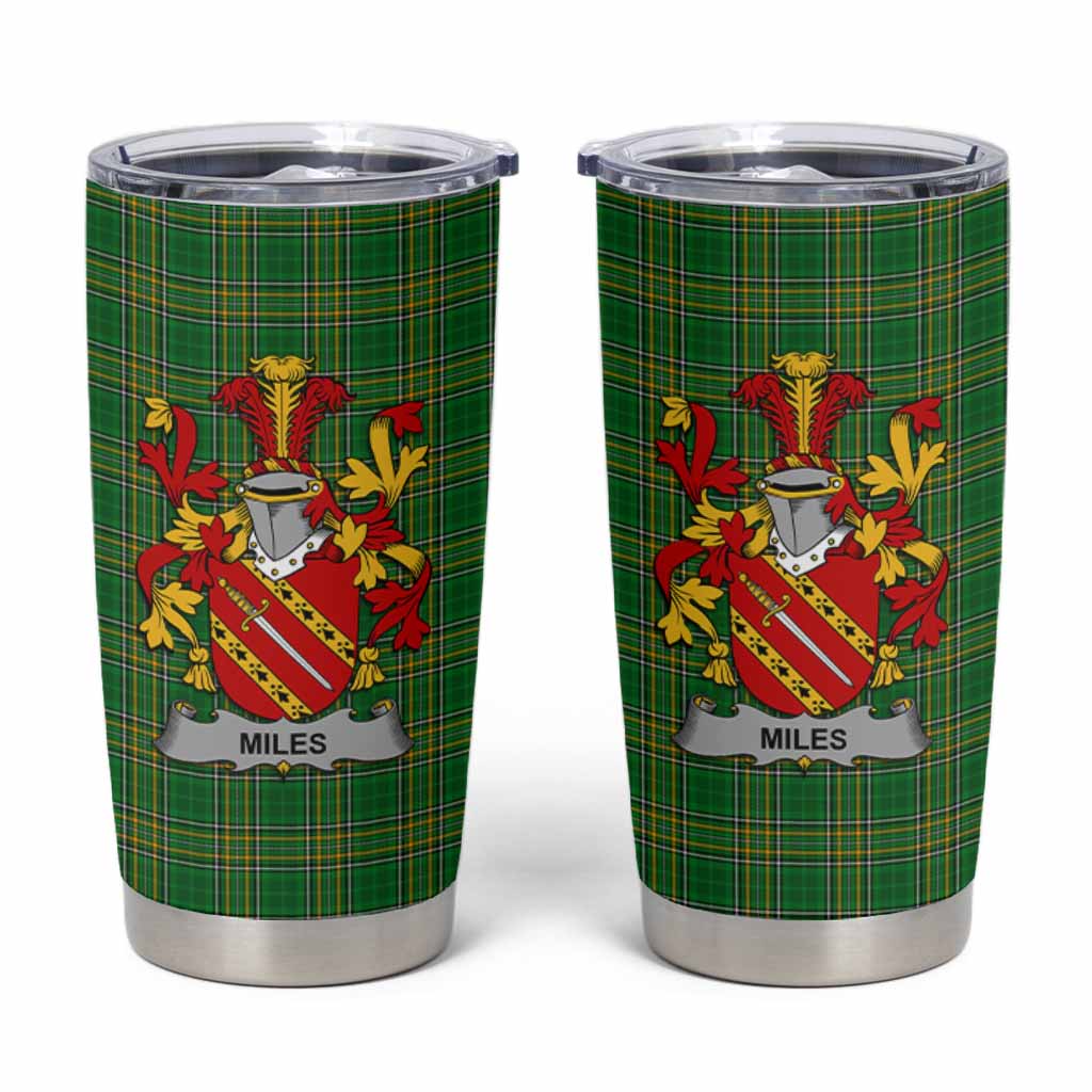 Miles Irish Coat of Arms Insulated Tumbler Cup