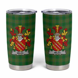 Miles Irish Coat of Arms Insulated Tumbler Cup