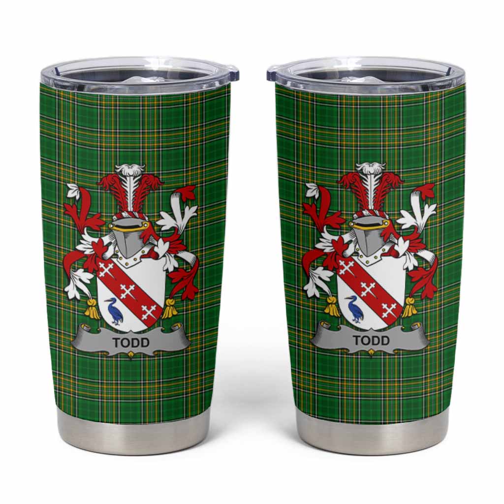 Todd Irish Coat of Arms Insulated Tumbler Cup