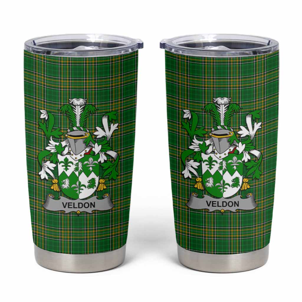 Veldon Irish Coat of Arms Insulated Tumbler Cup