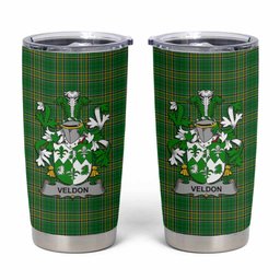 Veldon Irish Coat of Arms Insulated Tumbler Cup