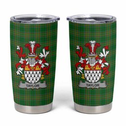 Taylor Irish Coat of Arms Insulated Tumbler Cup