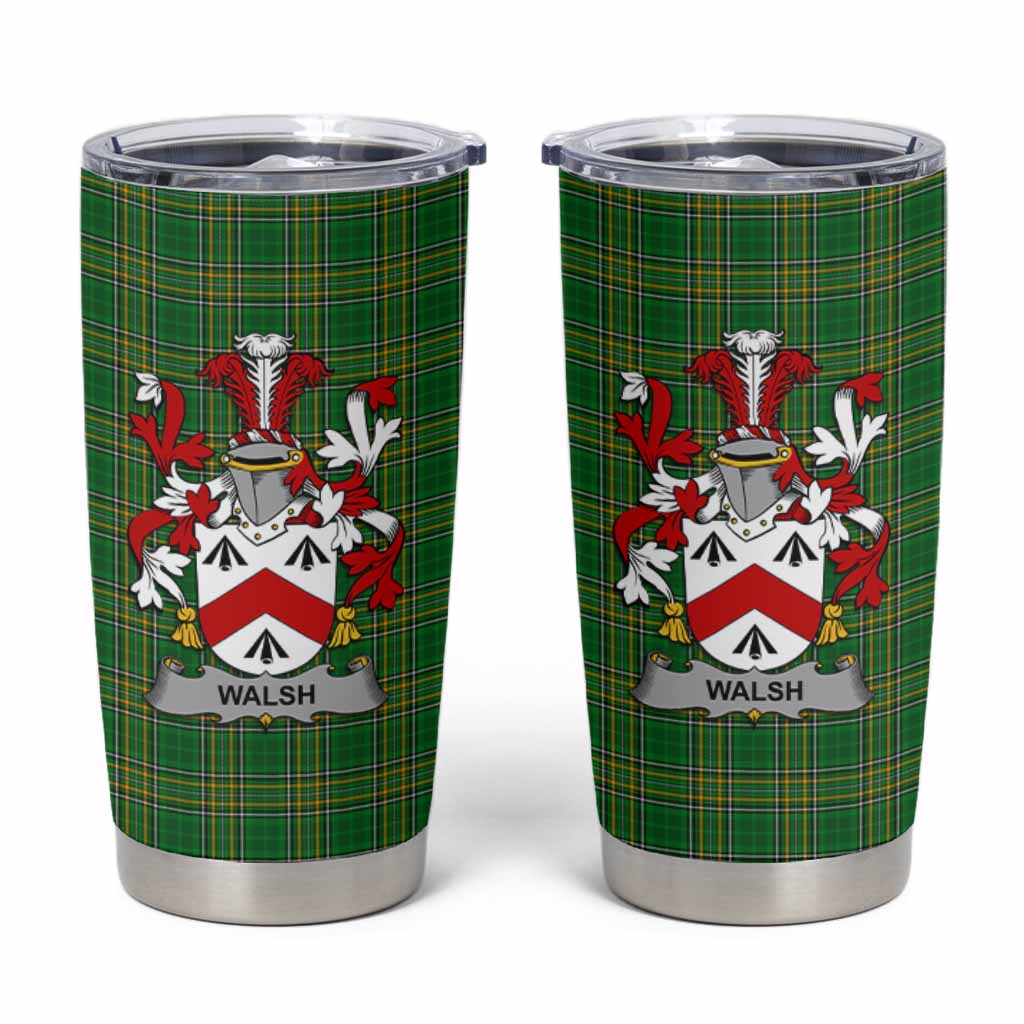 Walsh Irish Coat of Arms Insulated Tumbler Cup