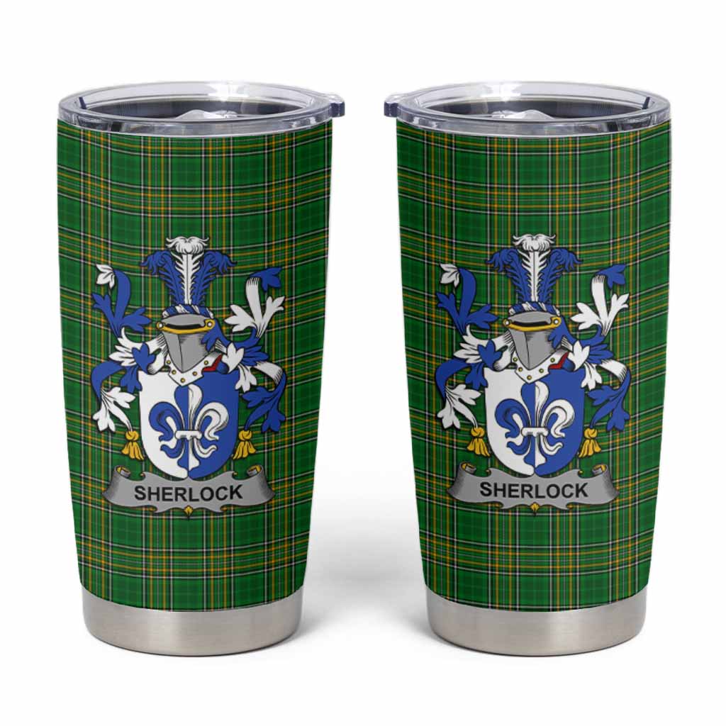 Sherlock Irish Coat of Arms Insulated Tumbler Cup