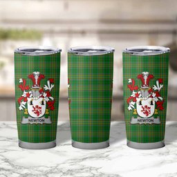 Newton Irish Coat of Arms Insulated Tumbler Cup