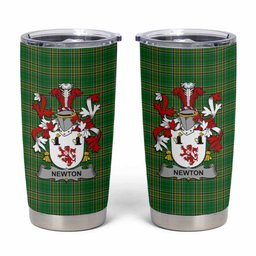 Newton Irish Coat of Arms Insulated Tumbler Cup