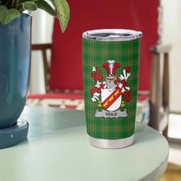 Veile or Veale Irish Coat of Arms Insulated Tumbler Cup