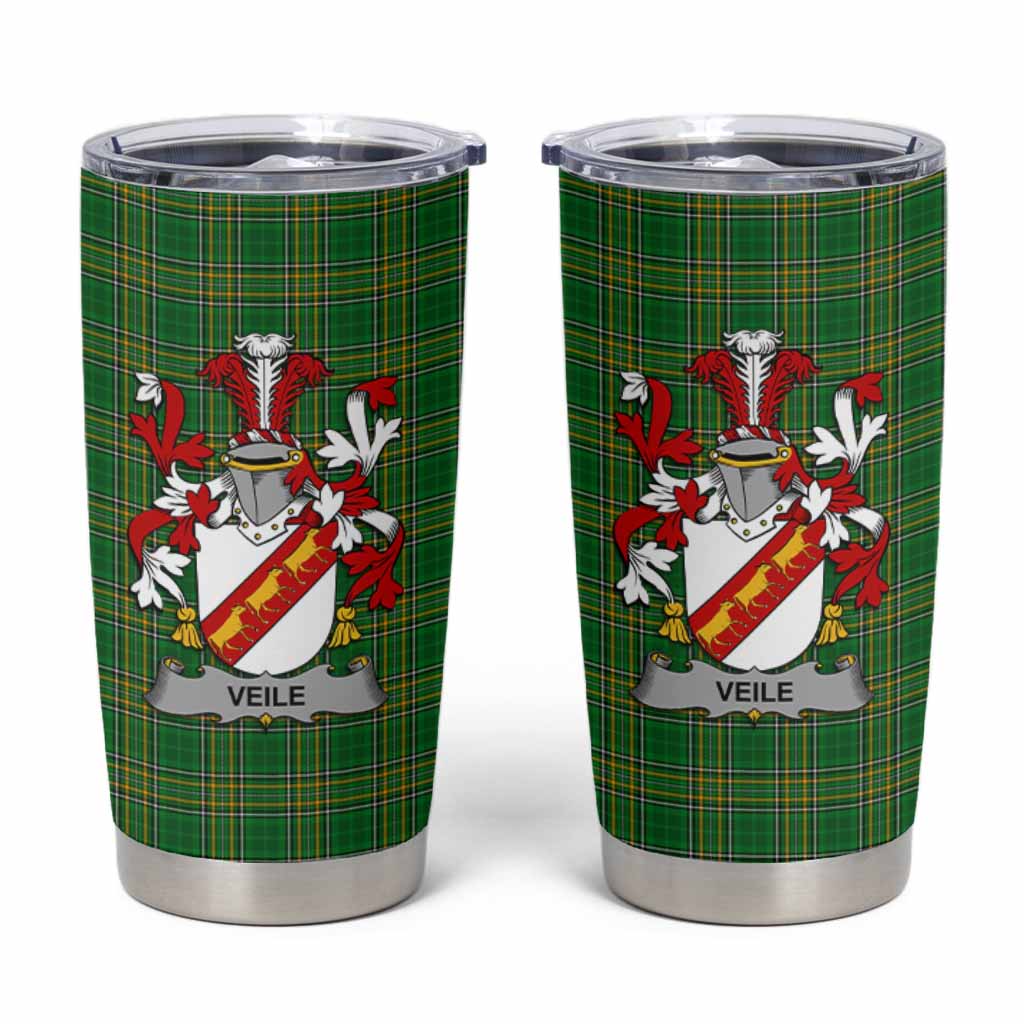 Veile or Veale Irish Coat of Arms Insulated Tumbler Cup