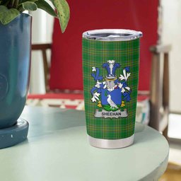 Sheehan Irish Coat of Arms Insulated Tumbler Cup