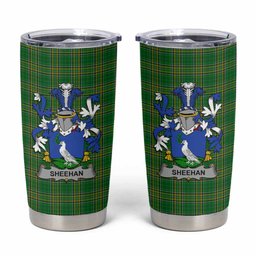 Sheehan Irish Coat of Arms Insulated Tumbler Cup