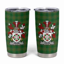 Toler Irish Coat of Arms Insulated Tumbler Cup