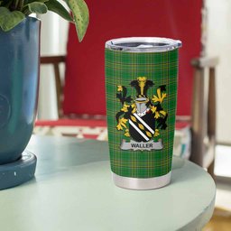 Waller Irish Coat of Arms Insulated Tumbler Cup