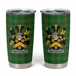 Wentworth Irish Coat of Arms Insulated Tumbler Cup