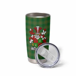 Naghten Irish Coat of Arms Insulated Tumbler Cup