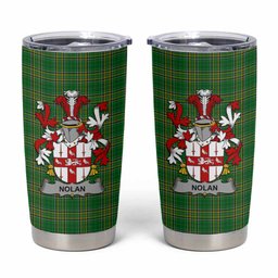 Nolan Irish Coat of Arms Insulated Tumbler Cup