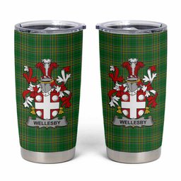 Wellesby Irish Coat of Arms Insulated Tumbler Cup