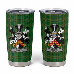Worth Irish Coat of Arms Insulated Tumbler Cup