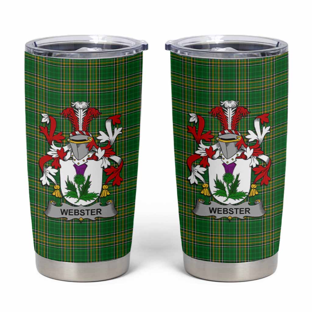 Webster Irish Coat of Arms Insulated Tumbler Cup