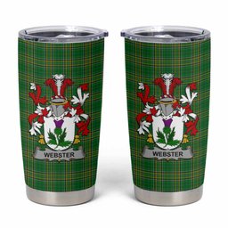 Webster Irish Coat of Arms Insulated Tumbler Cup