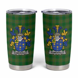 Somerville Irish Coat of Arms Insulated Tumbler Cup