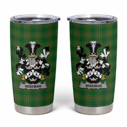 Wiseman Irish Coat of Arms Insulated Tumbler Cup