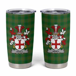 Udall Irish Coat of Arms Insulated Tumbler Cup