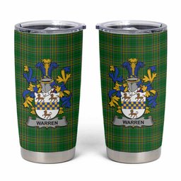 Warren Irish Coat of Arms Insulated Tumbler Cup