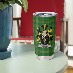 Tisdall Irish Coat of Arms Insulated Tumbler Cup