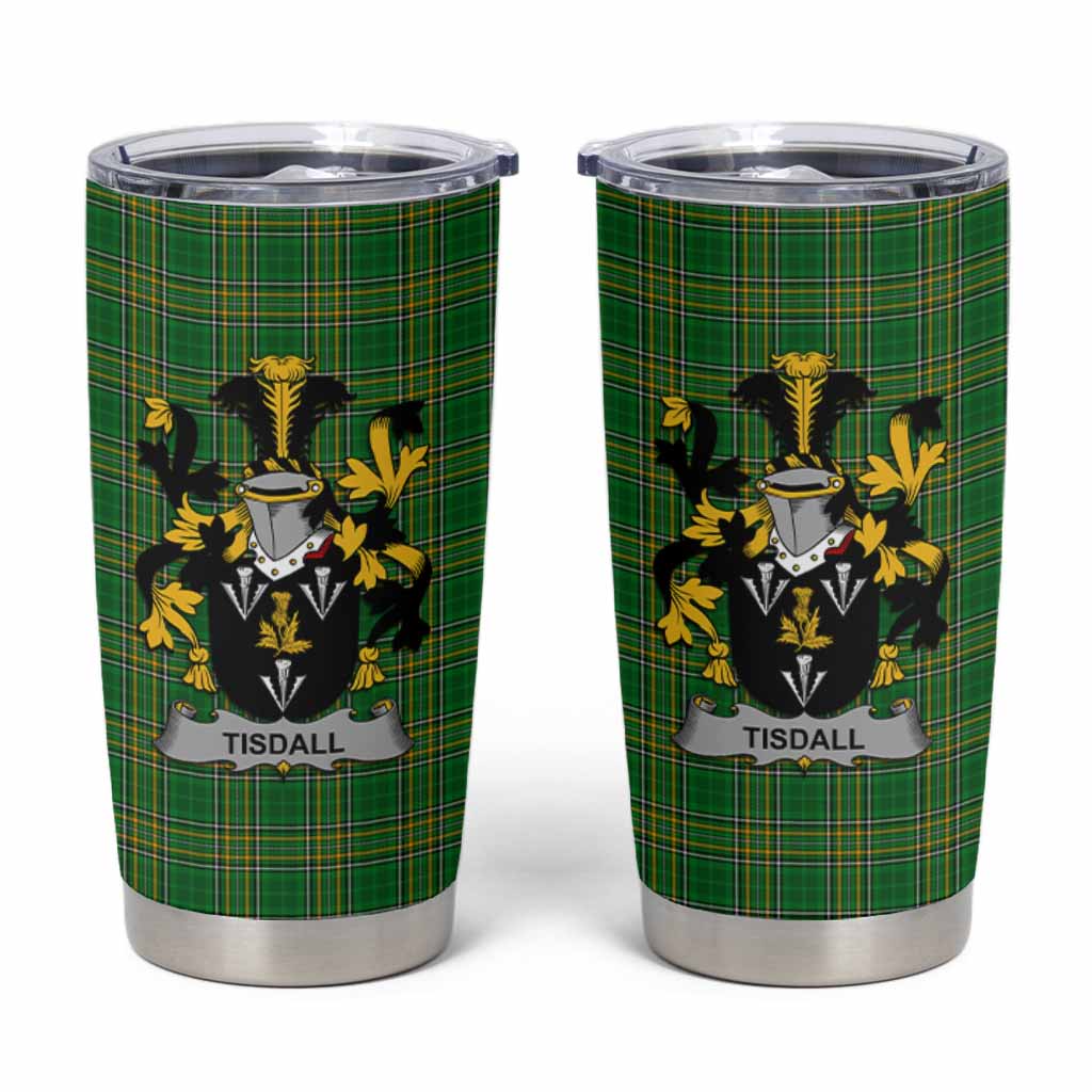Tisdall Irish Coat of Arms Insulated Tumbler Cup