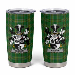 Nelson Irish Coat of Arms Insulated Tumbler Cup