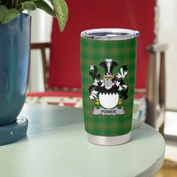 Power Irish Coat of Arms Insulated Tumbler Cup