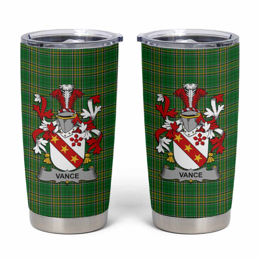 Vance Irish Coat of Arms Insulated Tumbler Cup