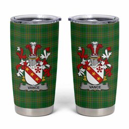 Vance Irish Coat of Arms Insulated Tumbler Cup