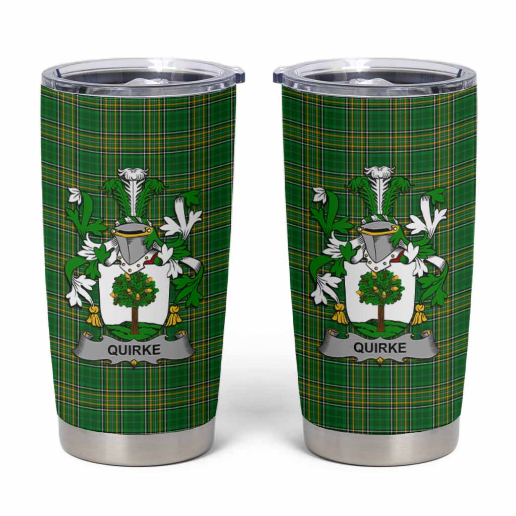 Quirke Irish Coat of Arms Insulated Tumbler Cup