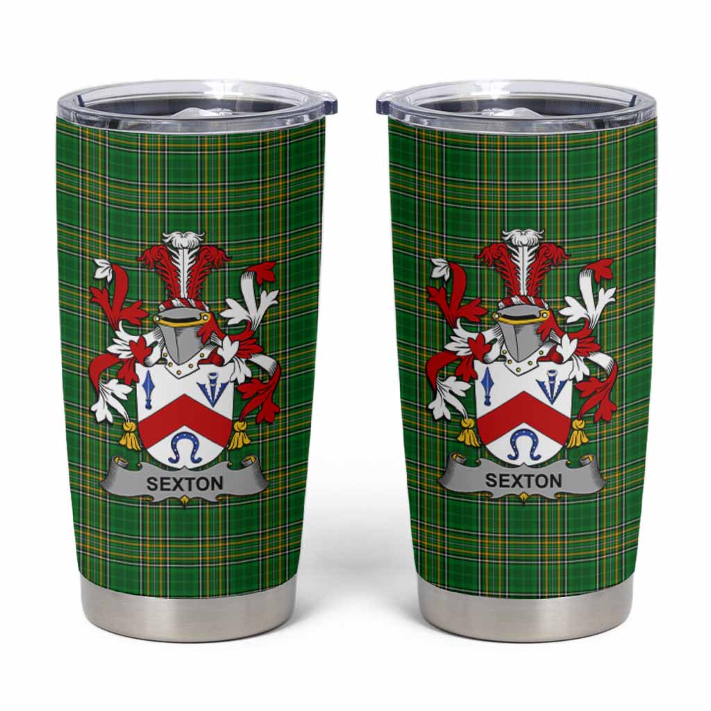Sexton Irish Coat of Arms Insulated Tumbler Cup