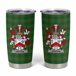 Sexton Irish Coat of Arms Insulated Tumbler Cup
