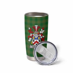 Sanders Irish Coat of Arms Insulated Tumbler Cup