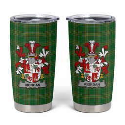 Riordan Irish Coat of Arms Insulated Tumbler Cup